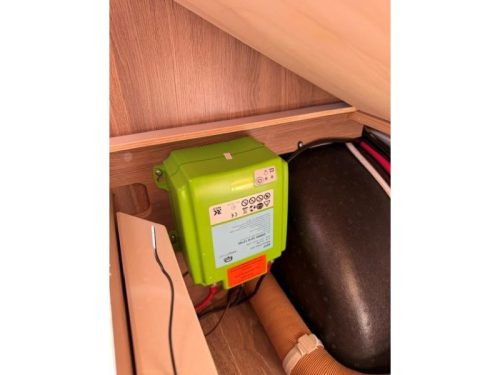 Dethleffs C'Joy 480 QLK mover air conditioning bunk bed photo: 14
