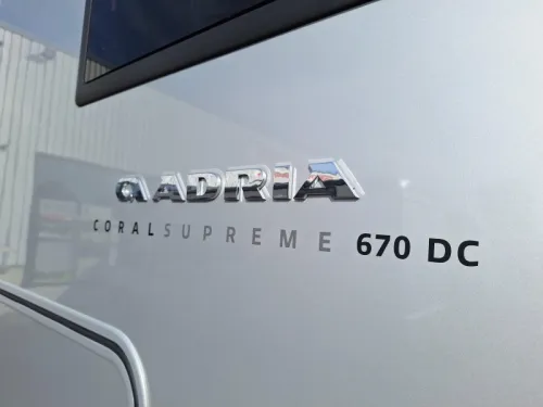 Adria Coral Supreme 670 DC 2027 French bed 180hp FULL photo: 2