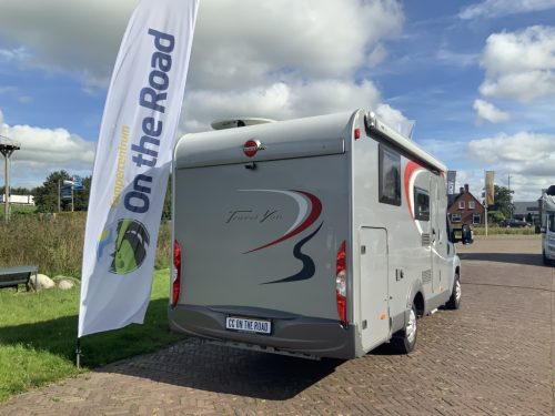 B&uuml;rstner Travel Van 2.3 MultiJ. 130 HP Semi-integrated. Engine air-conditioning, Garage, 2 single beds, Length 6.70 m., etc. Year of manufacture 2013 Camper centrum on the road photo: 36