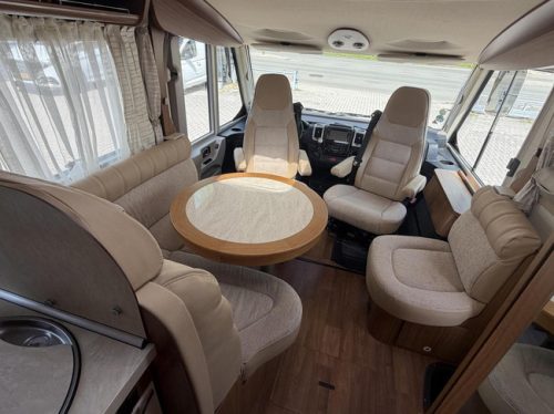 Hymer B 588 Automatic Single Beds Pop-top roof 2X Air conditioning Inverter Solar panel photo: 13