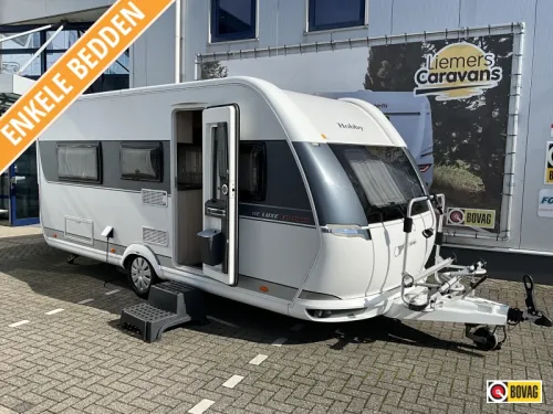 Hobby De Luxe Edition 460 LU ENKELE BEDDEN-Rangierhilfe