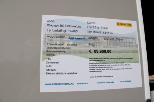 Nahezu neuer Exklusive Line 660 Chausson AUTOMATIK Doppelt&uuml;r Artic Pack (70 Foto: 68