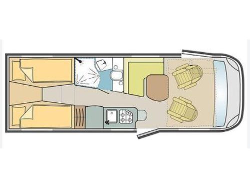 Hymer BMC-T 580 -2 SINGLE BEDS-AUTOMATIC  photo: 17