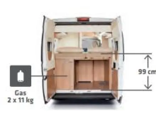 Malibu Van Two Rooms 640 L&auml;ngsbetten, Automatik Foto: 10