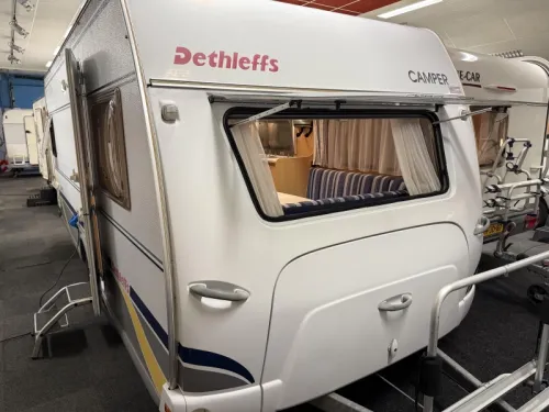 Dethleffs Camper 510 DB Franz&ouml;sisches Bett Rundsitz Markise Foto: 2