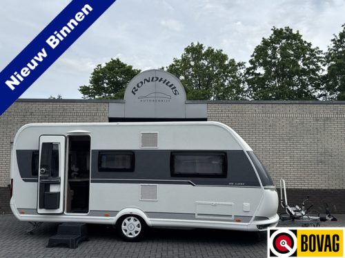 Hobby De Luxe 495 UL with single beds **Mover/Bike rack/Awning/Outdoor gas/2nd service hatch/1st owner/Very neat caravan**
