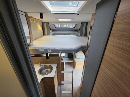Dethleffs Just 90 T 7052 DBM Queensbett / Hubbett Foto: 21