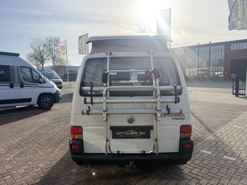 Westfalia California COACH volkswagen transporter I D 50 KW unique condition!!! Van conversion power steering webasto auxiliary heater 4 berths towbar bike rack pop-top roof photo: 4