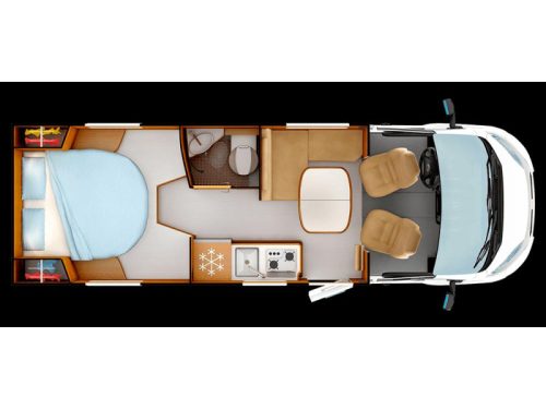 Rapido C50 L=6,59m + Queensbett Foto: 5