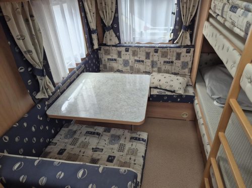 B&uuml;rstner 480 TK Etagenbett, Rundsitzgruppe, Rangierhilfe + Vorzelt 2. Bes. Foto: 16