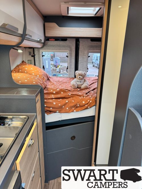 Knaus Boxlife 540 MQ Platinum Selection, Cama transversal autom&aacute;tica foto: 18