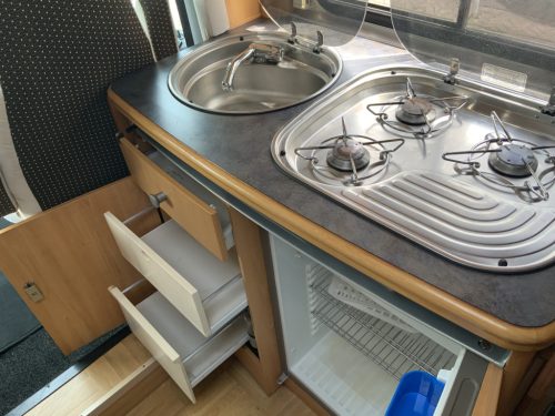 LMC Fiat Ducato 2.8 JTD 128 HP, AUTOMATIC Semi-integrated, Engine air conditioning, 2 Single beds (Low), Alko-chassis etc. Year of manufacture 2003 Motorhome centre on the road Marum photo: 10