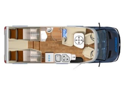 Hymer ML-T 580 - EINZELBETTEN - AUTOMAAT  Foto: 23