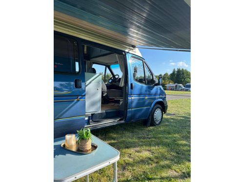 Ford TRANSIT 80D ORIGINAL FACTORY CAMPER VAN 4 SLEEPING PLACES | Towbar | Awning | Inverter photo: 20