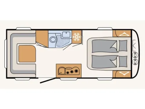 Dethleffs Summer Edition 530 DR French bed / U-shaped lounge photo: 1