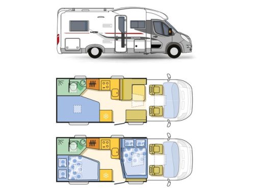 Adria Matrix Supreme M 657SF 150 hp Euro5 Renault Master **Excellent condition/4 seats/6 berths/Spacious round seating/Alde/Solar panels photo: 4