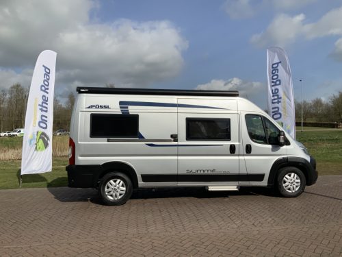 P&ouml;ssl Summit 600 Van conversion , 2.3 160 HP , with timing chain , Transverse bed , Motor-air conditioning , Swivel seats , Year of manufacture 2018 Motorhome centre on the road Marum photo: 31