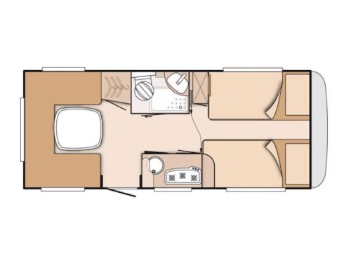 Knaus Sudwind 500 EU - EINZELBETTEN - RUNDSITZGRUPPE  Foto: 11