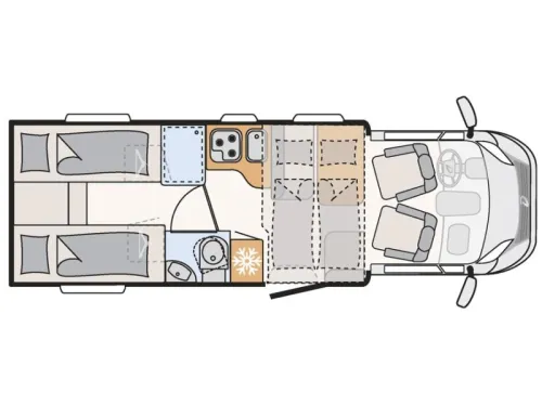 Dethleffs Just Camp T 7052 EB - With pop-top roof  photo: 20