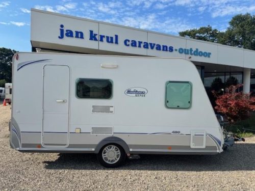 Caravelair Ambiance Style 420 mover awning bike rack photo: 1