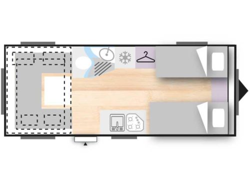 B&uuml;rstner Premio Plus 520 TL spacious family caravan photo: 19