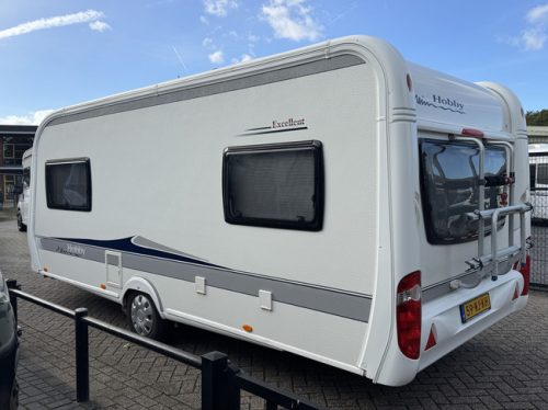 Hobby Excellent 495 UL with SINGLE BEDS and large dinette **Mover/Spare wheel/XXL Refrigerator/Bike carrier front &amp; rear/Very neat cond. photo: 3