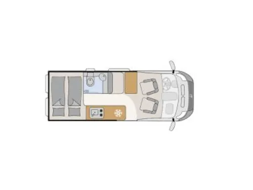 Dethleffs Globetrail 600 DK - Van N Bike Foto: 16