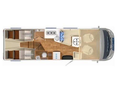 Hymer BML-I 780 BOVENKASTEN+LUCHTVERING! foto: 23