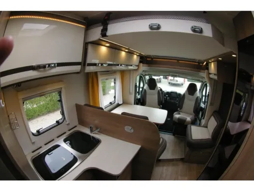 Dethleffs Trend T 7057 EB Einzelbetten, Hubbett. Foto: 7