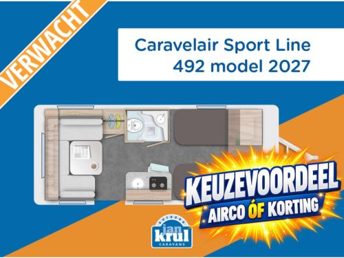 Caravelair Sport Line 492 TEMPORARY FAIR PROMOTION