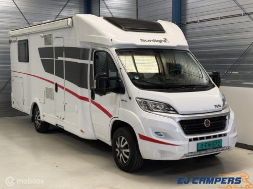Sunlight T69 L Queensbed + Hubdach! EURO6!