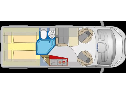 P&ouml;ssl Roadcruiser 640 D-Line 160 hp AUTOMATIC 9-Speed Euro6 Fiat Ducato Maxi **Single beds/4 seats/XXL Fridge/1st owner/Full photo: 5