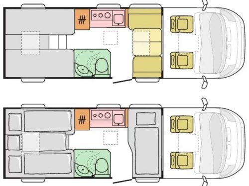 Adria Compact Supreme DL 180 pk AUTOMAAT 9-Traps Euro6 Fiat Ducato **Bomvol opties/Face to Face/Enkele lengtebedden/4 zitplaatsen/4 sl foto: 4