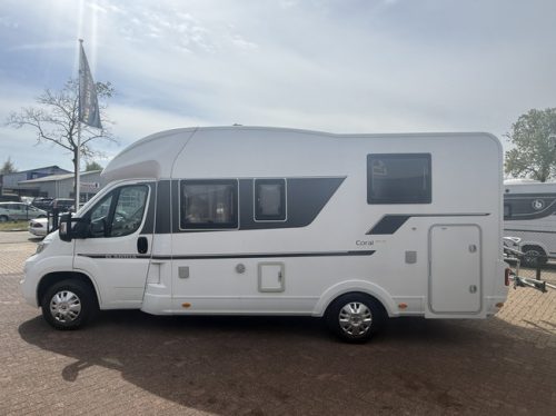 Adria CORAL 600 SC 164 hp euro 6 very compact camper queen bed panoramic roof electric bike rack tv 2x solar panel Remis pleated Maxxfan Navi camera leather fly screen door photo: 8