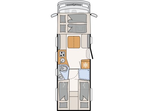 Dethleffs Esprit 7150 EBL A-class  photo: 13