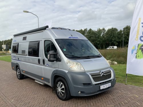 P&ouml;ssl 640 160 PS Kastenwagen, Einzelbetten, Motor-Klimaanlage, schwenkbarer Fahrradtr&auml;ger f&uuml;r zwei E-Bikes, Bj.2010 Marum Camper Zentrum on the road