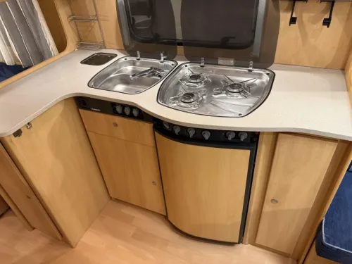 Dethleffs Camper 510 DB Franz&ouml;sisches Bett Rundsitz Markise Foto: 9