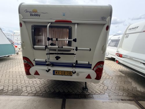 Hobby De Luxe 400 SF Awning, Seating Area Transverse bed photo: 13