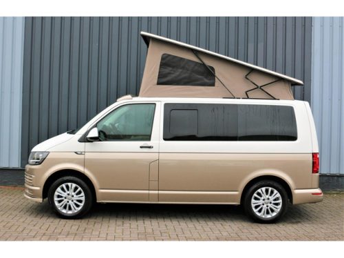 Volkswagen Transporter 2.0 tdi 150pk Autom 4 Plazas para dormir Cruise Climatic Nuevo interior asiento de pasajero giratorio mosquitera foto: 5