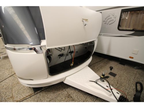 Hobby De Luxe Edition 460 UFE Top condition, Tall Refrigerator photo: 21