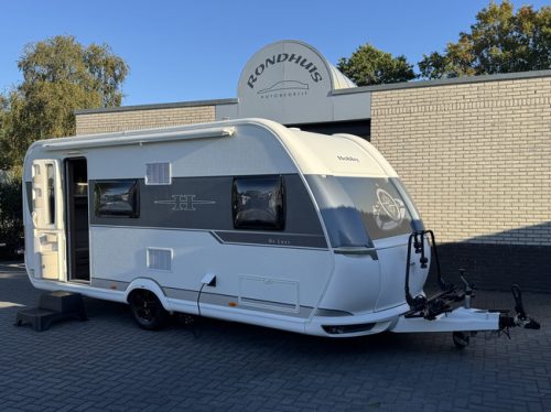 Hobby De Luxe 490 KMF met STAPELBED **6 Slaapplaatsen/Mover/1e eigenaar//Lichtmetalen velgen black/2x zonnepaneel/Autark/Nette caravan foto: 1