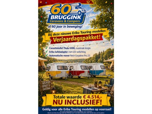 Eriba Touring 530 BRUGGINK 60JR ACTIEPAKKET photo: 11