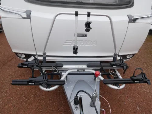 Eriba Nova 485 GL Awning Bicycle rack photo: 3