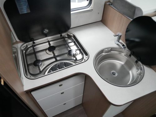 Carado T448, Automatic, Single beds, Pop-top roof, XXL Garage photo: 12