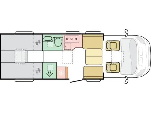 Adria Coral Supreme 670 DL 180hp automatic / single beds photo: 1