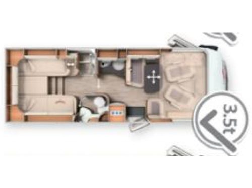 Carthago C-Compactline 144 LE - LENGTEBEDDEN - AUTOMAAT foto: 17