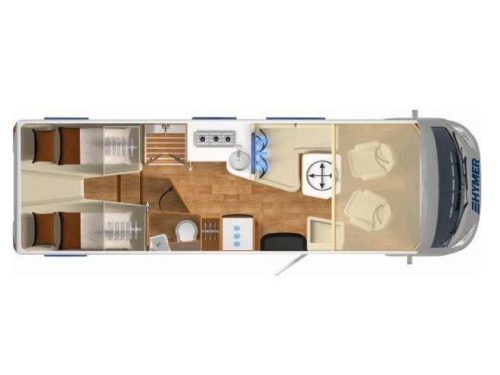 Hymer BML-I 780 OVERHEAD CUPBOARDS INSTEAD OF LIFT BED! photo: 23