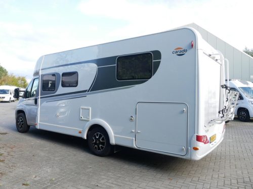 Carado T459, Face-to-Face, Queensbed, Hubdach, XXL Garage, Airco Foto: 22