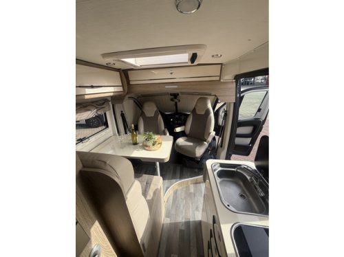 Karmann dexter 625 automatic 150 hp camper van length beds air conditioning leather awning tow bar alloy wheels 16 inch remis pleated blinds photo: 16