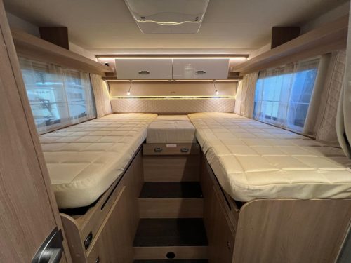 Laika Kosmo 509 enkel bedden airco bomvol  foto: 11